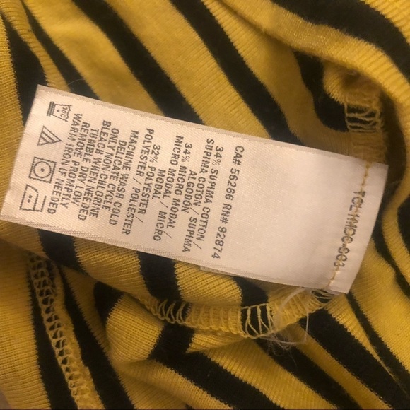 Splendid off the shoulder striped top - Picture 5 of 5